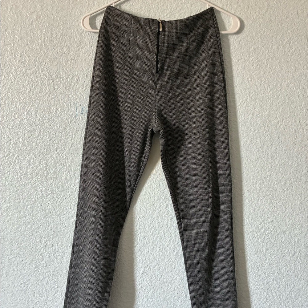 Gray Slim Fit Dress Jeans with Elastic Waistband
